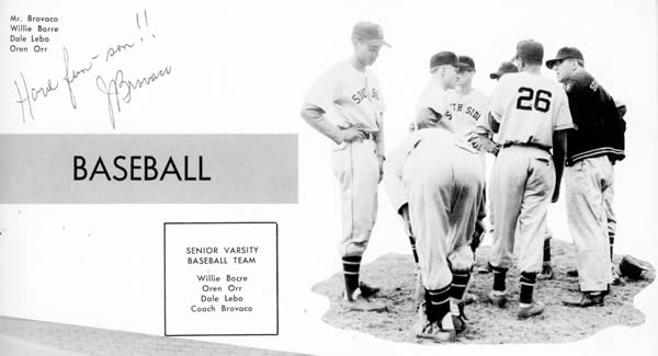 1958 Baseball Team
Photo from Fred Russell
