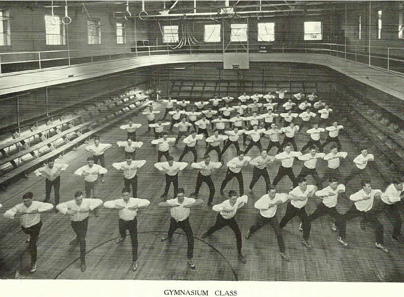 Gym 1921
Photo from “The Maroon Telolog - St. Benedict's Prep”
