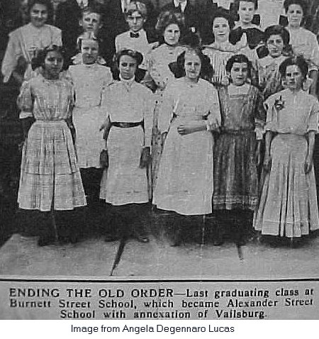 Last Graduating Class from Burnett School
