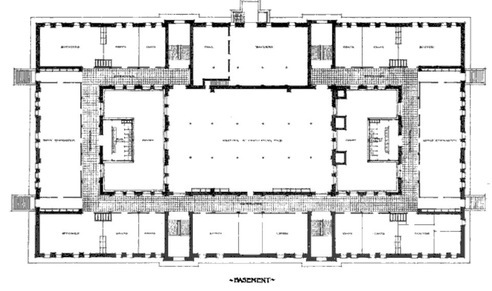 Basement
Photo from American Architect Vol 61 1898
