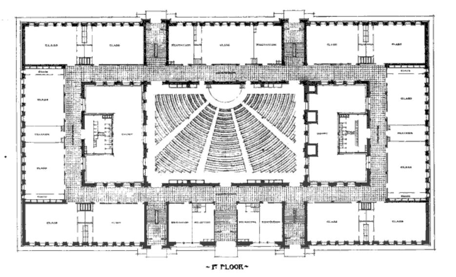 1st Floor
Photo from American Architect Vol 61 1898
