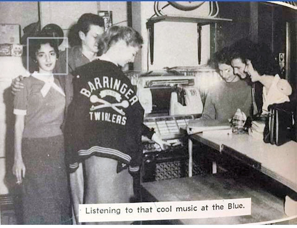 From Barringer Archives... the Blue late 50’s...Marge, Terry and several others are on Barringer Alumni assoc... I wonder what was playing on that jukebox
Photo from Stephen Niforatos‎
