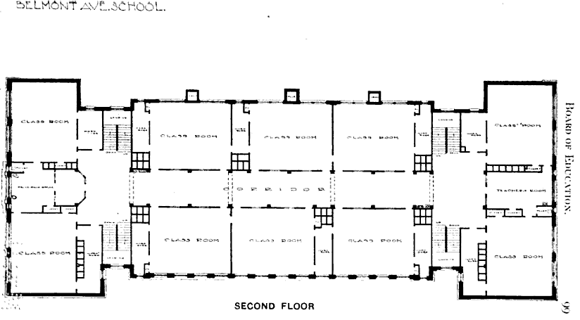 Second Floor
From Reports of City Officers of the City Of Newark NJ 1905
