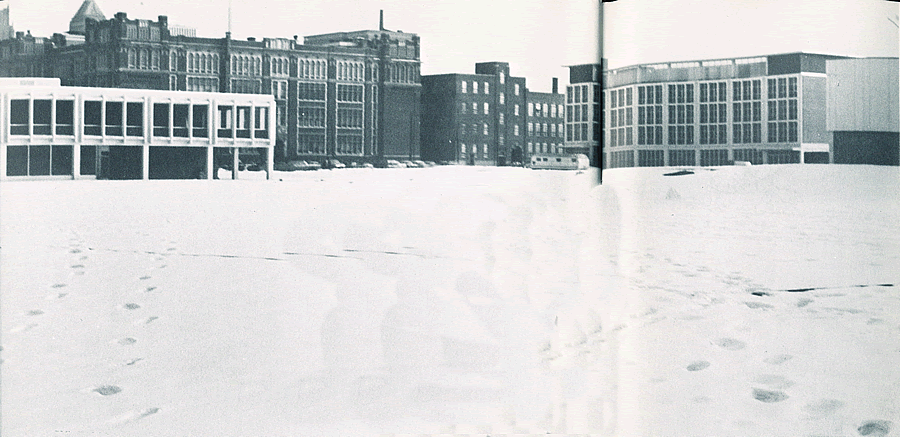 Building behind white building on left.

From City Alive! Newark 1666 - 1966
The Housing Authority of the City of Newark
