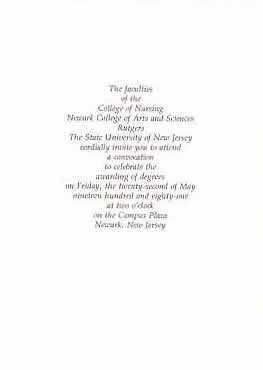 1981 Graduation Booklet Page 2
Photo from Helen Clayton

