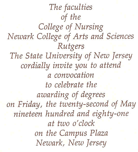 1981 Graduation Booklet Page 3
Photo from Helen Clayton
