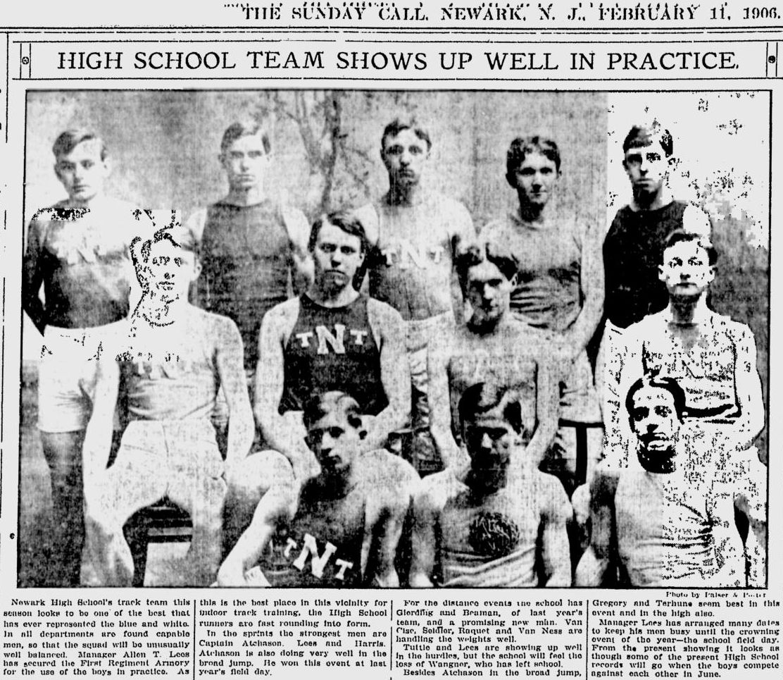 High School Team Shows Up Well in Practice
February 11, 1906
