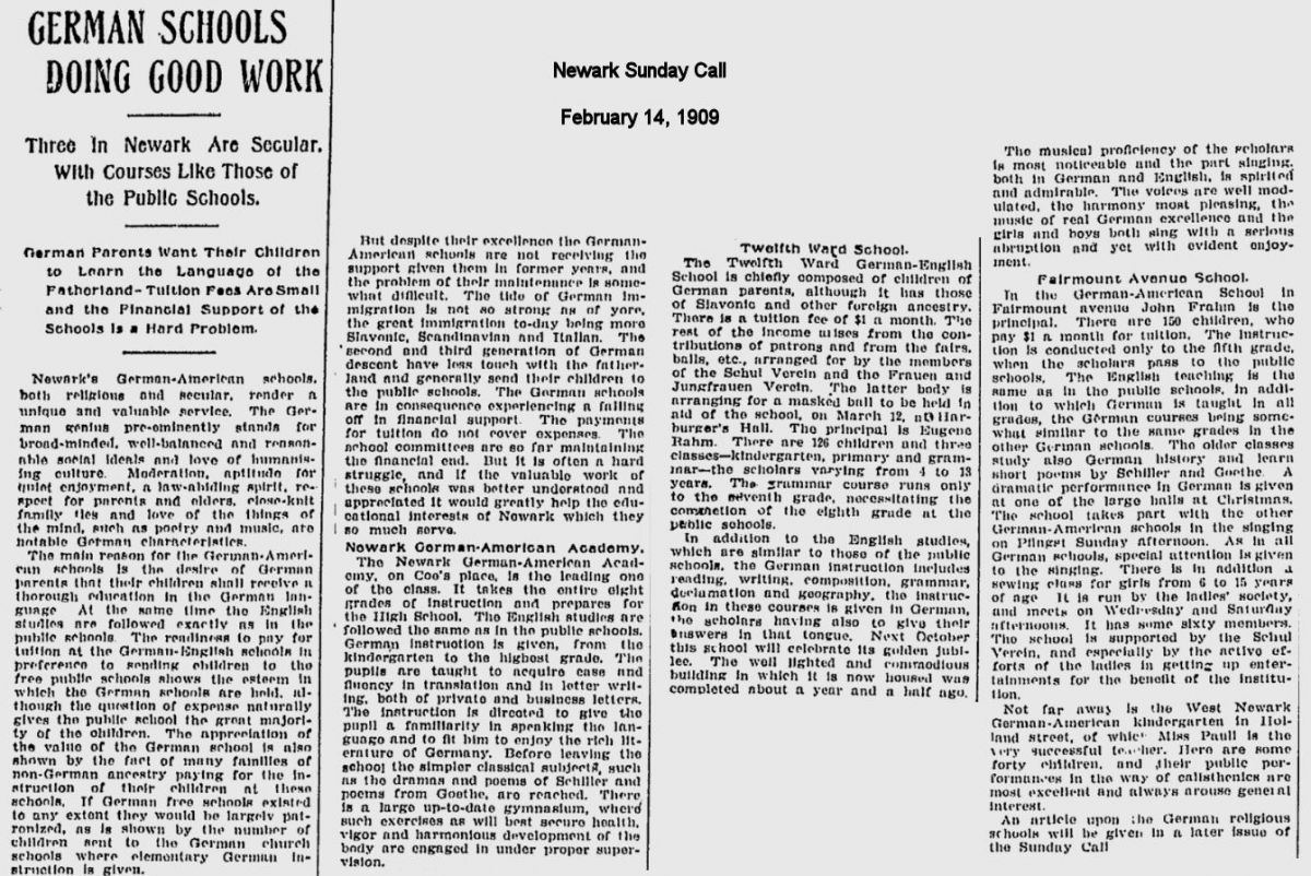German Schools Doing Good Work
1909
