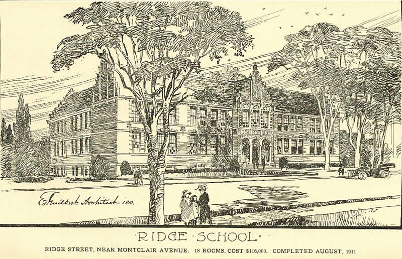 Ridge School
Photo from “Newark in the Public Schools of Newark”
