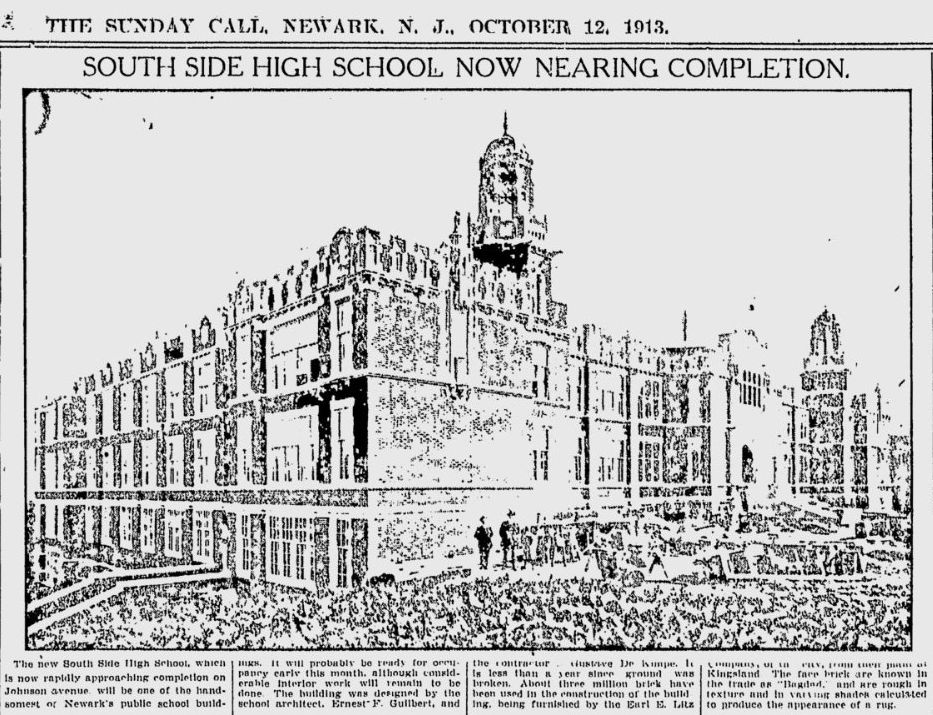South Side High School Now Nearing Completion
1913
